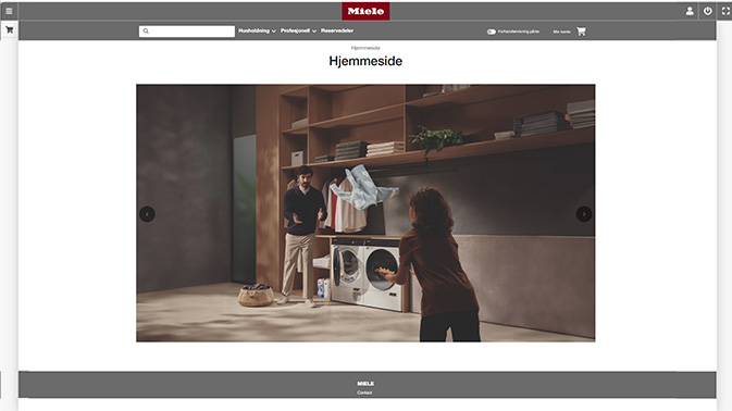 Miele B2B Portal/shop